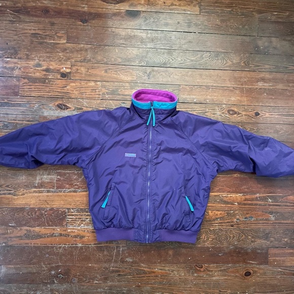 90’s Columbia women’s Hardshell Fleece zip-up - Picture 6 of 7